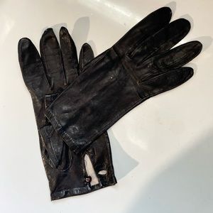 VINTAGE 50s Caresskin by Superb leather gloves